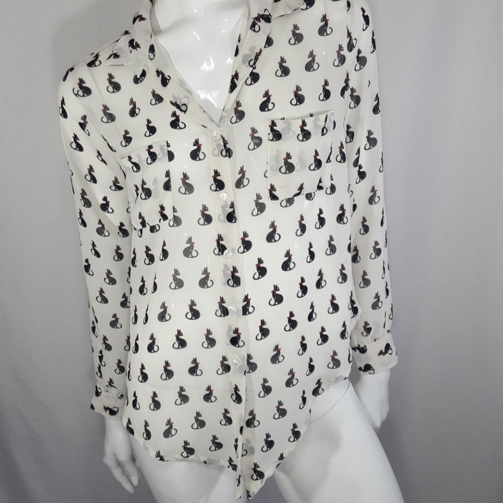 American Rag CAT white Blouse XS
